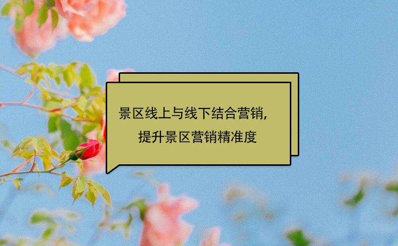 景区线上与线下结合营销，提升景区营销精准度