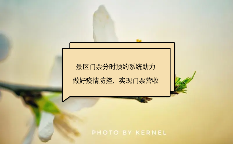景区门票分时预约系统助力景区做好疫情防控，实现门票营收