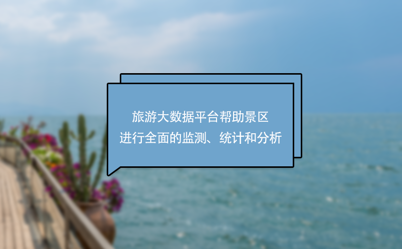 旅游大数据平台帮助景区进行全面的监测、统计和分析