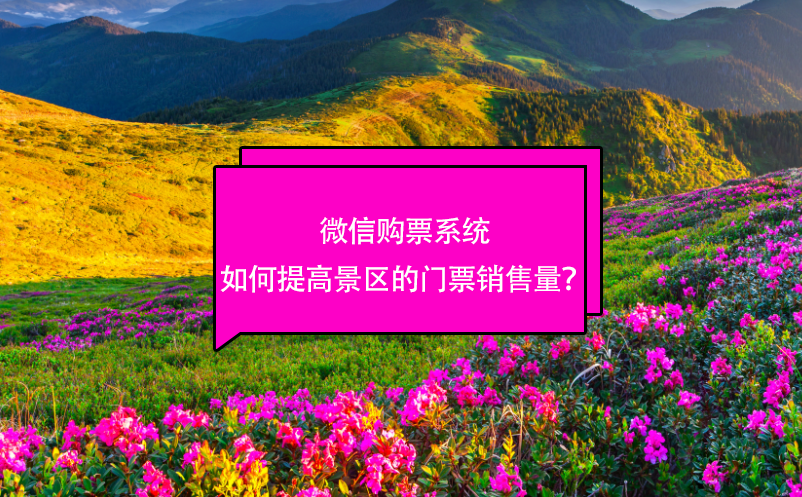 微信购票系统如何提高景区的门票销售量？