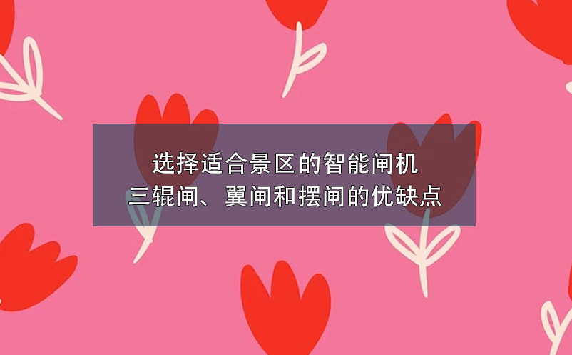 选择适合景区的智能闸机：三辊闸、翼闸和摆闸的优缺点