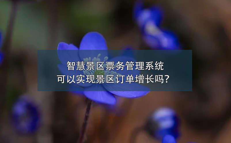 智慧景区票务管理系统可以实现景区订单增长吗？
