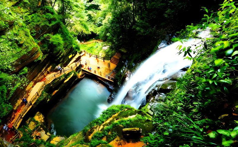 碧峰峡景区与易景通达成合作