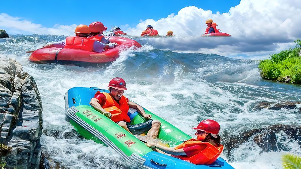 龙底漂流景区和易景通达成合作协议