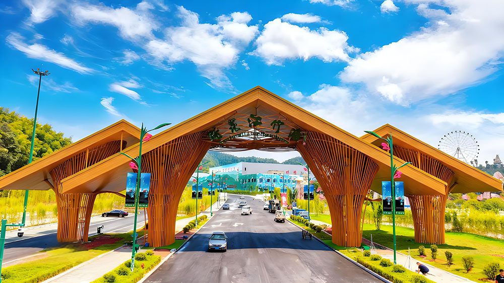 桃花江竹海景区再次进行提质，改善景区售检票流程